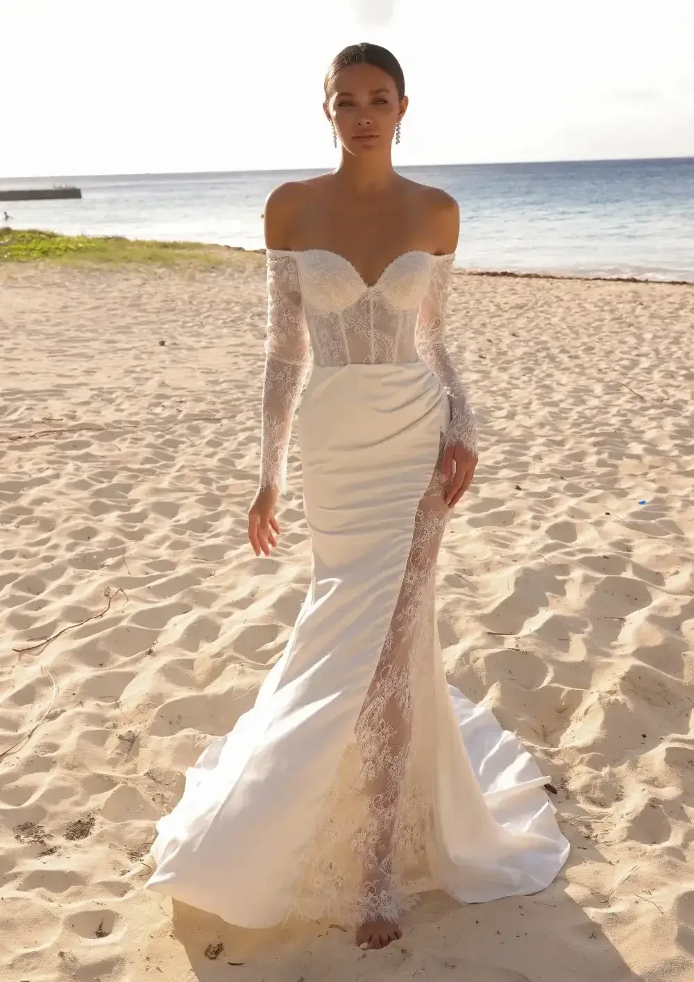 Model in Kitty Chen dress