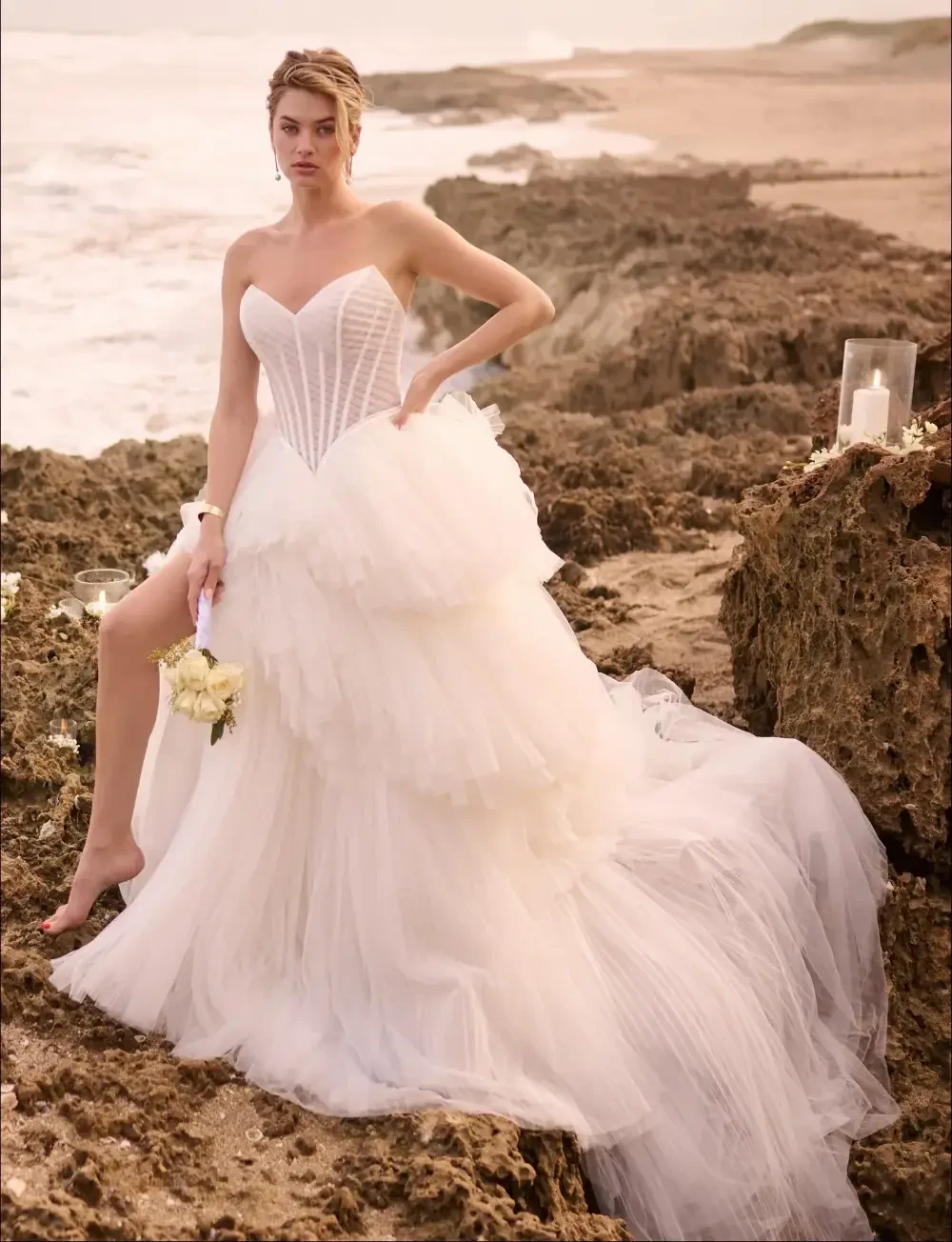 Model in Maggie Sottero dress