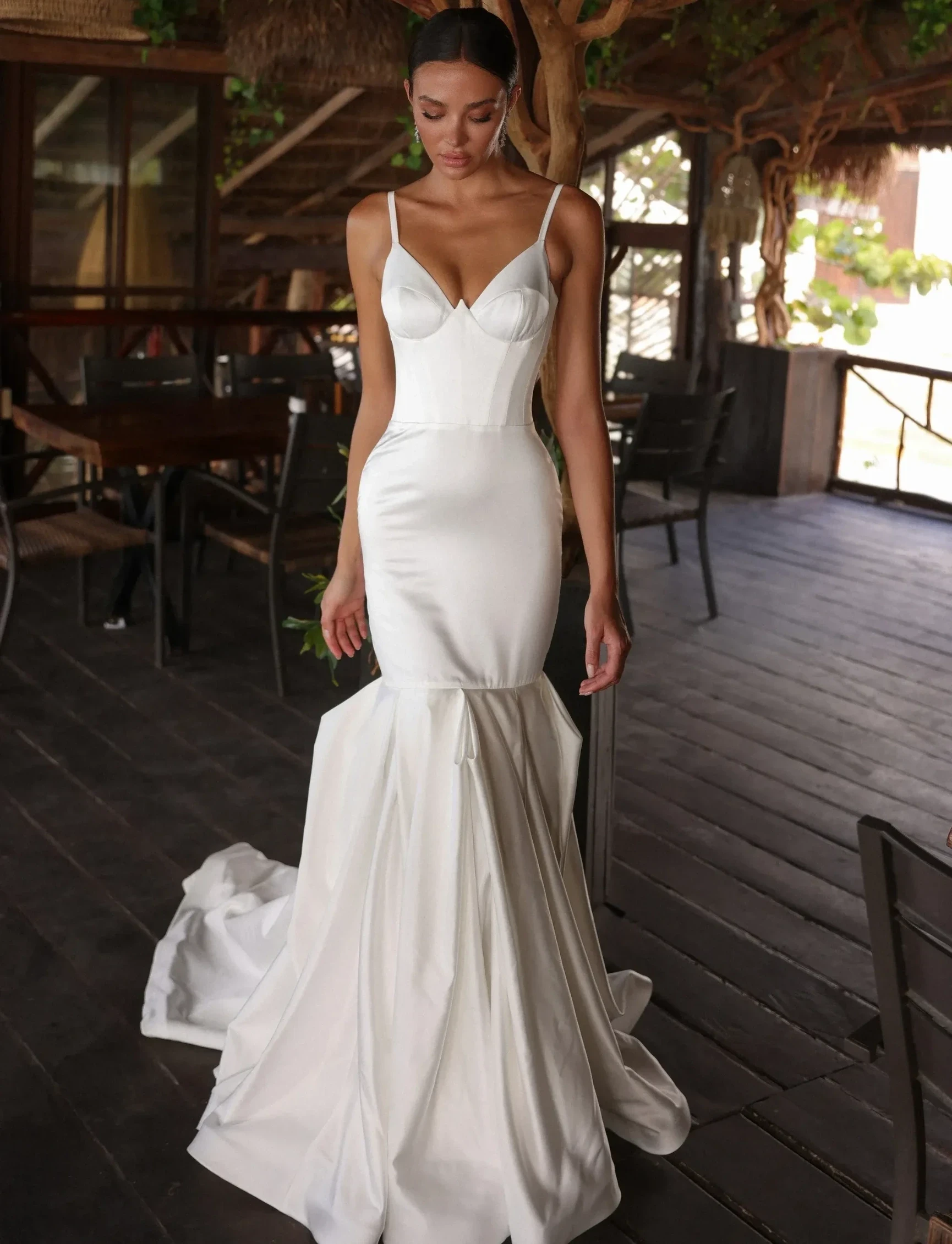 Model in Allure Bridals dress