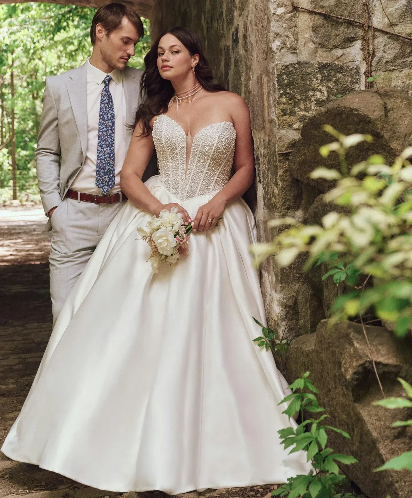 Model in Allure Bridals dress