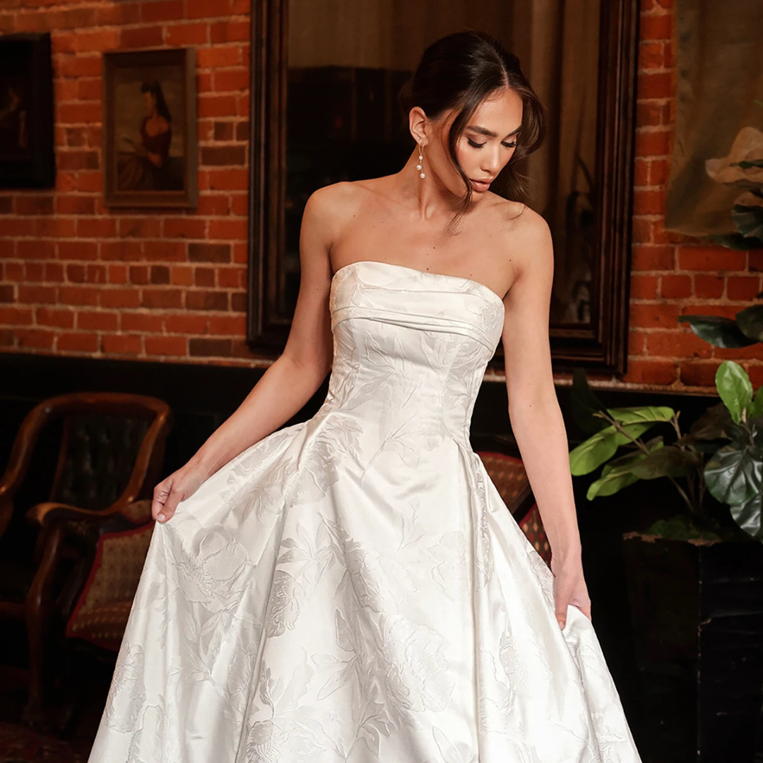 Essense of Australia Ball Gown Wedding Dress in Nashville. Mobile Image