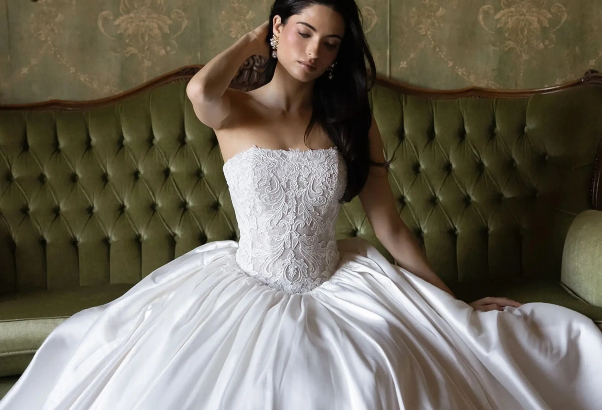 Wedding gown at Brides by Glitz Bridal Boutique Nashville