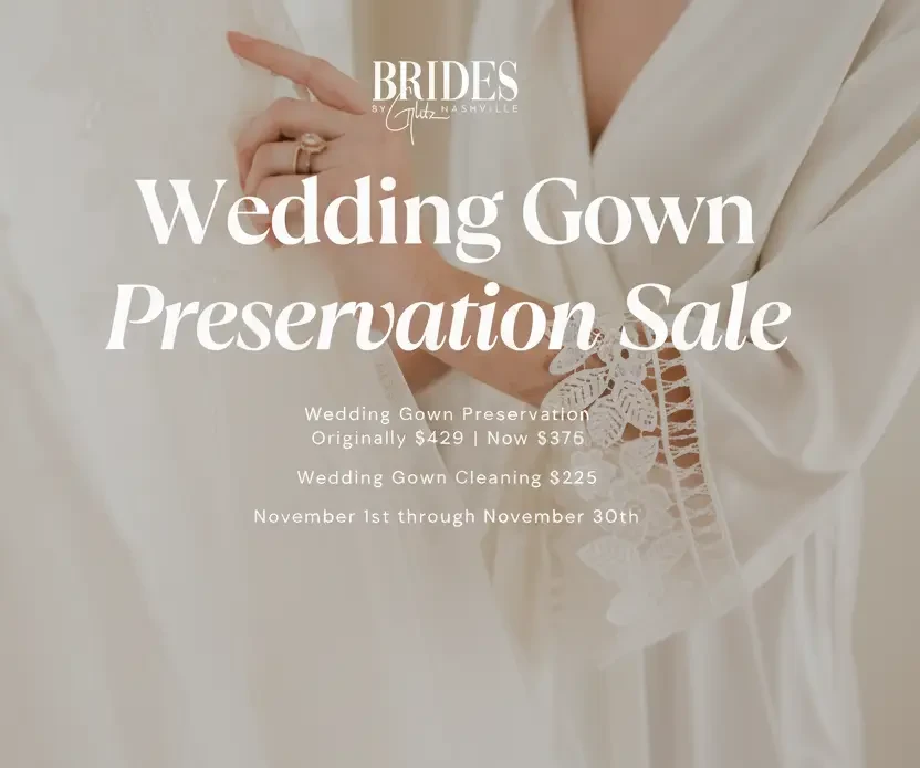 Wedding Gown Preservation Sale