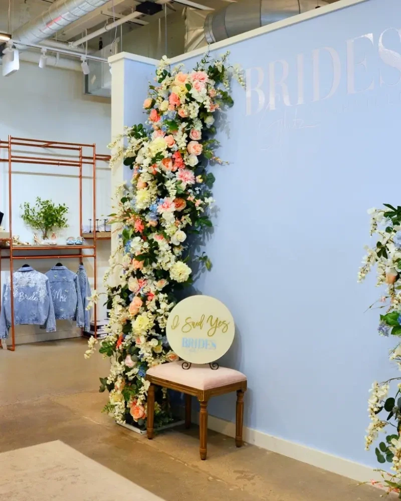 Say yes corner at brides by glitz nashville tennessee