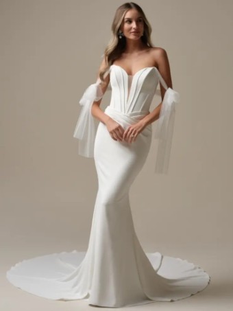 Maggie Sottero JACE (25MS339B01 - No plunge) #0 All Ivory thumbnail