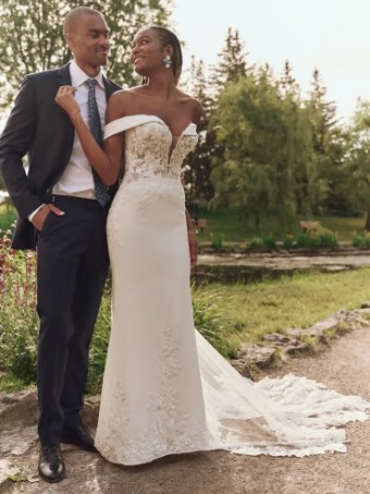 Maggie Sottero YARA (25MK263A01 - Unlined bodice, Plunge) #0 Ivory thumbnail