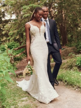 Maggie Sottero KEEGAN (25MK264A12 - Unlined bodice, Long sleeves, Plain tulle) #1 Ivory thumbnail