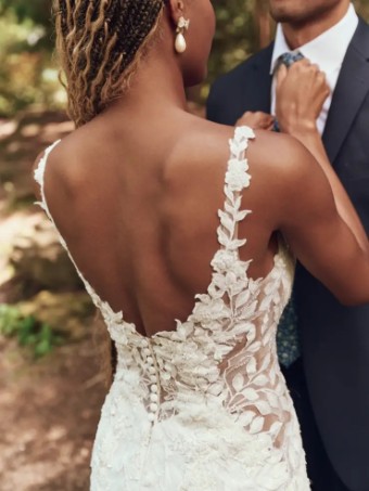 Maggie Sottero KEEGAN (25MK264A12 - Unlined bodice, Long sleeves, Plain tulle) #3 Ivory thumbnail