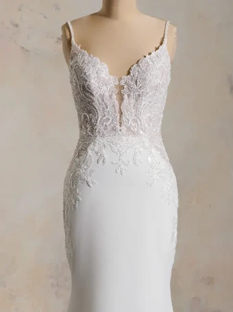 Maggie Sottero ANASTASIA #6 default Ivory (gown with Natural Illusion) thumbnail