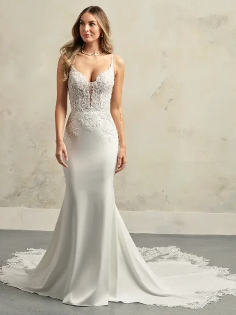 Maggie Sottero ANASTASIA #0 default Ivory (gown with Natural Illusion) thumbnail