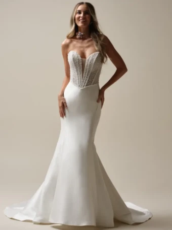 Maggie Sottero TINA MARIE #0 default Ivory (gown with Natural Illusion) thumbnail