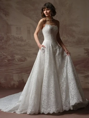 Maggie Sottero SERENA #3 All Ivory thumbnail