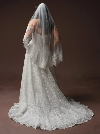 Maggie Sottero ZAHIA #2 All Ivory (gown with Ivory Illusion) thumbnail