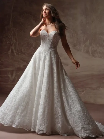 Maggie Sottero ZAHIA #4 default All Ivory (gown with Ivory Illusion) thumbnail