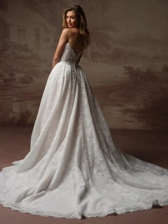 Maggie Sottero RYLAND #4 default Ivory over Blush (gown with Ivory Illusion) thumbnail