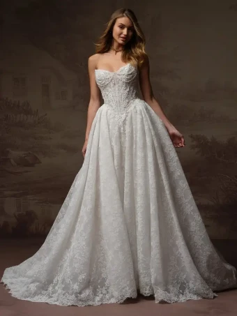 Maggie Sottero RYLAND #0 default Ivory over Blush (gown with Ivory Illusion) thumbnail