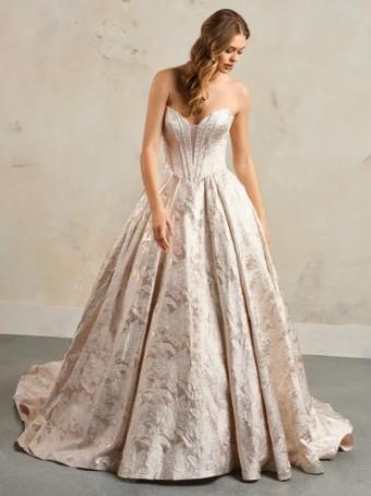 Maggie Sottero DERRICK MARIE (23MS723A02) #0 All Ivory (gown with Ivory Illusion) thumbnail