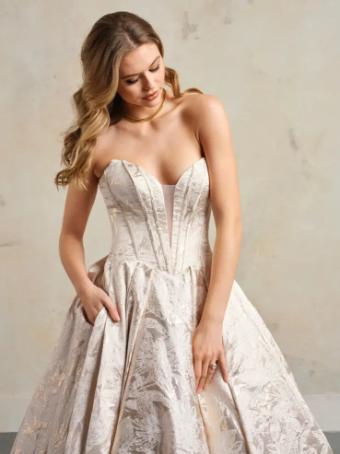 Maggie Sottero DERRICK MARIE (23MS723A02) #2 All Ivory (gown with Ivory Illusion) thumbnail