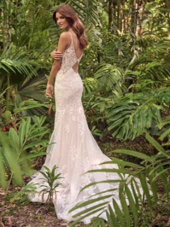 Maggie Sottero Sydney #4 Ivory/Silver Accent over thumbnail