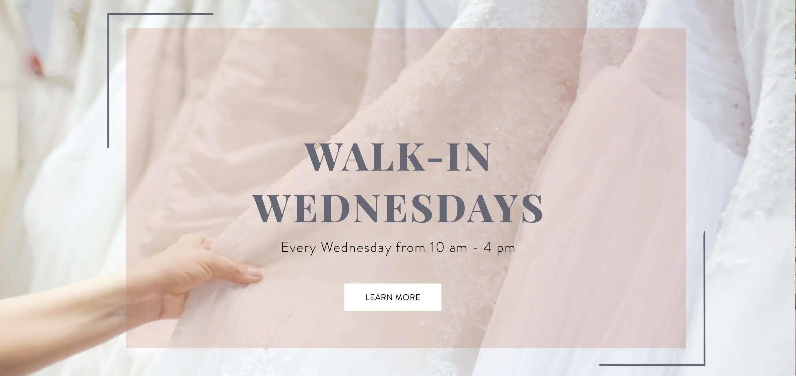 Walk-in Wednesdays banner desktop