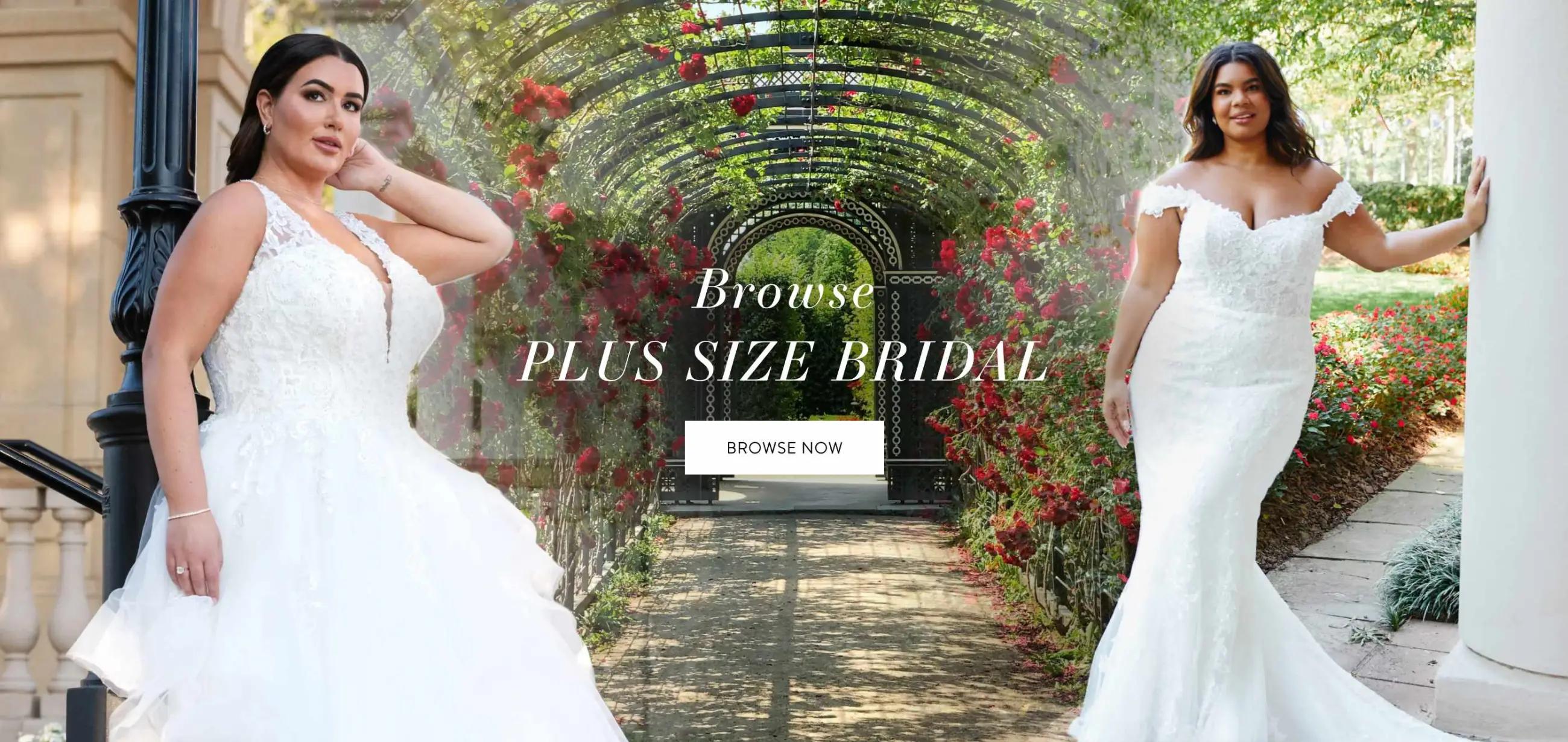 Desktop Browse Plus Size Bridal Banner