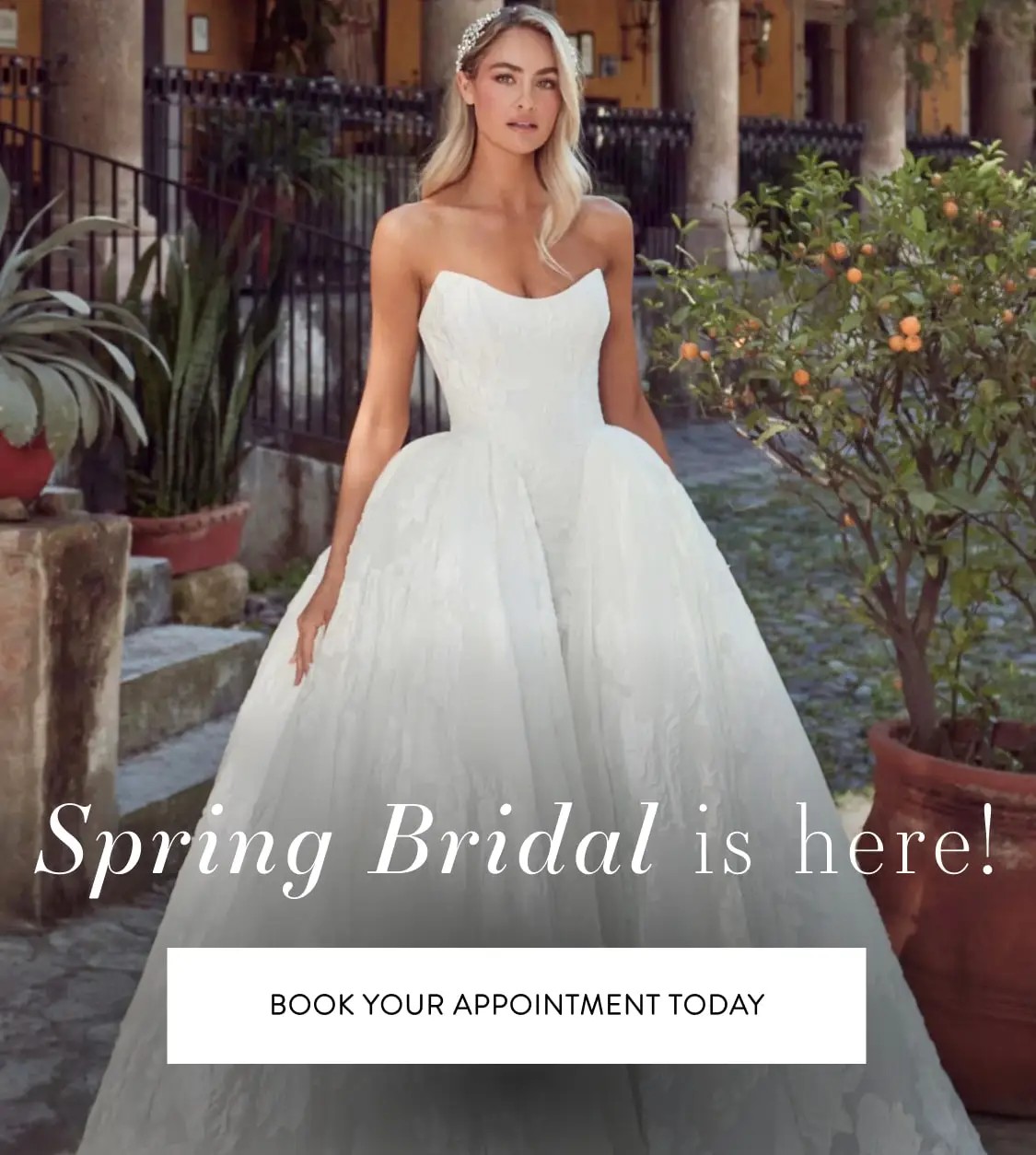 Spring Bridal Banner for Mobile