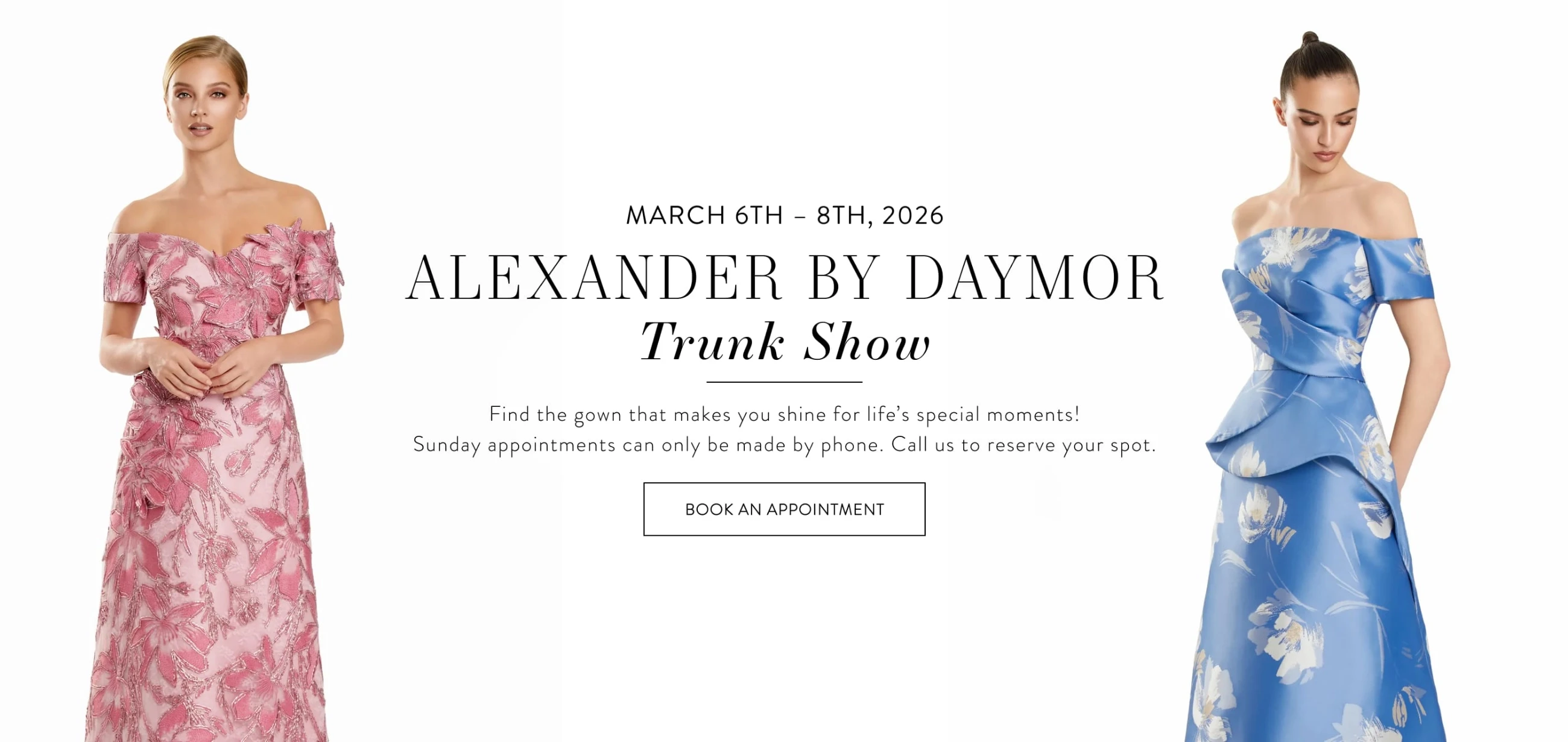 Alexander by Daymor Trunk Show