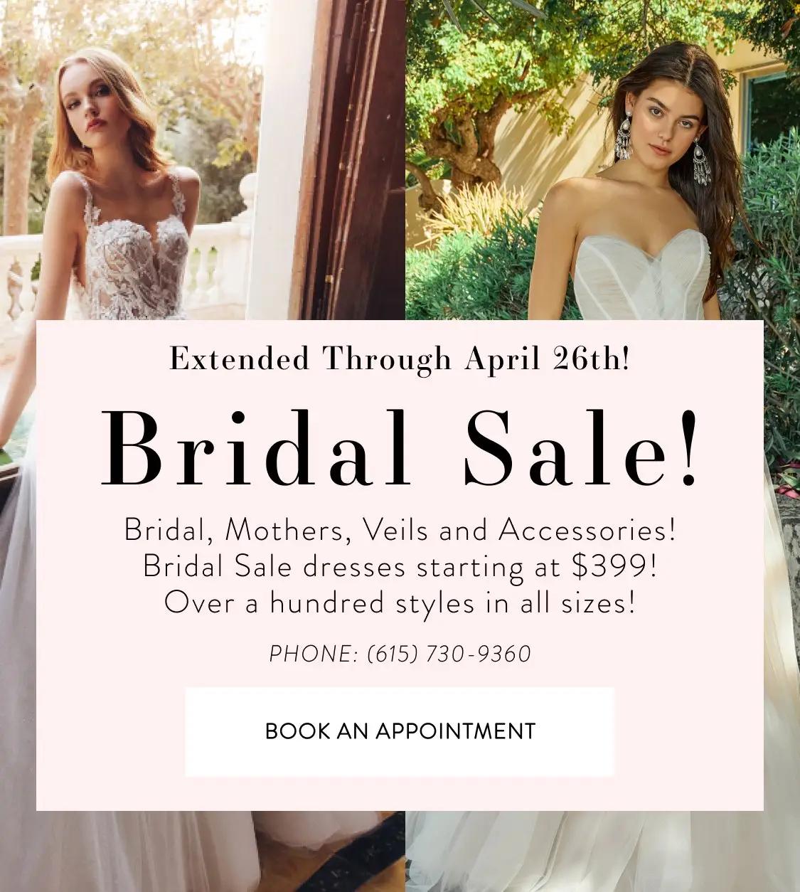 Mobile Bridal Sale Banner